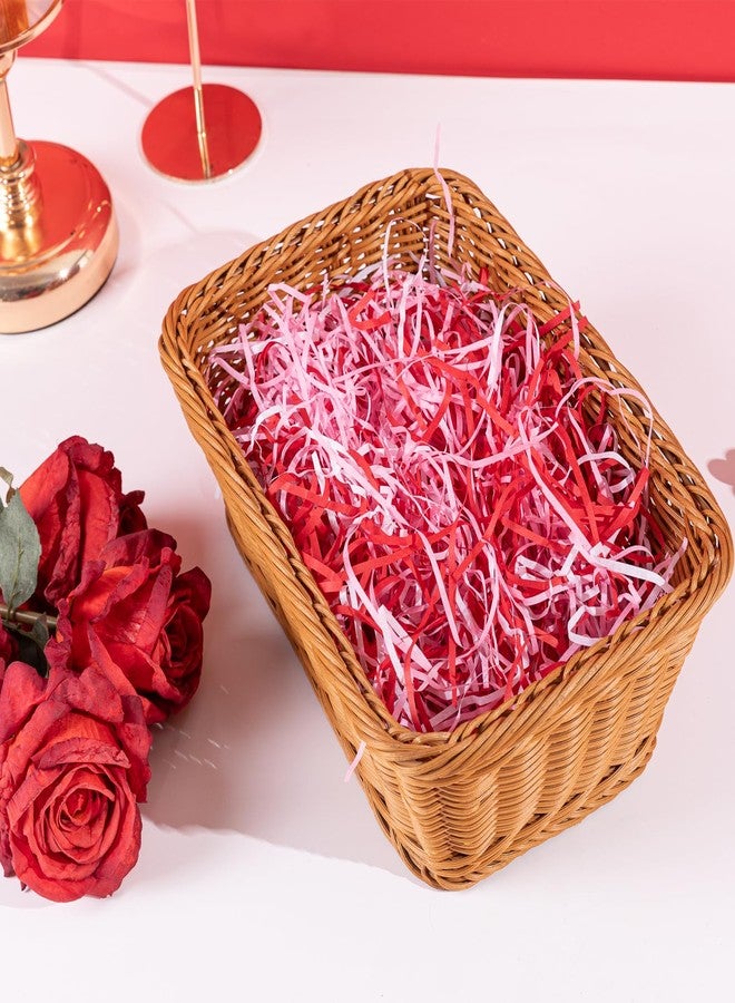 Gloreyan 3 Colors Valentine's Day Shredded Paper Filler Pink Red White Raffia Paper Grass Crinkle Cut Tissue Paper for Gift Wrapping Basket Box Filling Birthdays Weddings Party Supply(8.5oz) - Image 4